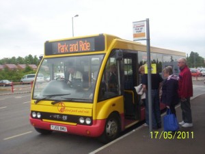 Park and ride bus